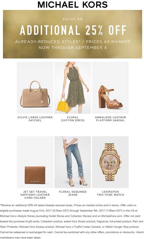 promotion michael kors 2016|Michael Kors amex offer.